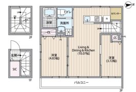 ミハス東新宿Ⅱの間取り画像