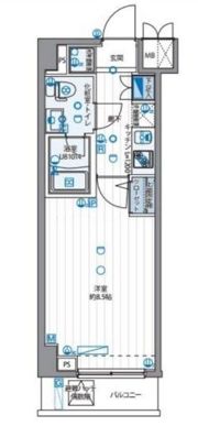 パティーナ住吉の間取り画像