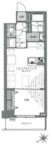 東海文京マンションの間取り画像