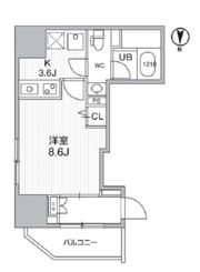 エスタート入谷Ⅰの間取り画像