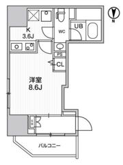 エスタート入谷Ⅰの間取り画像