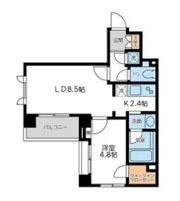 CITY SPIRE若松町の間取り画像