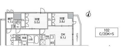 シーズンフラッツ新大塚の間取り画像