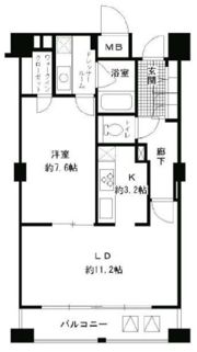 ガーネットコート四谷の間取り画像