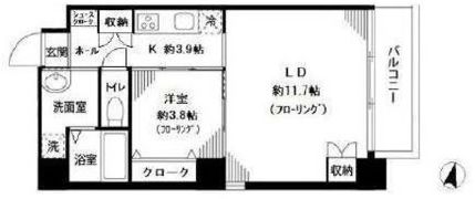 恩京アムールビルの間取り画像