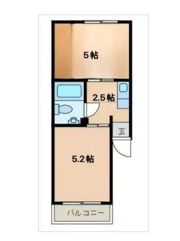 河田町ローヤルマンションの間取り画像
