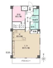 藤和ハイタウン新宿の間取り画像