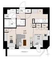 ES-Grande御徒町の間取り画像