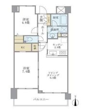 プレミアコンフォート高井戸の間取り画像