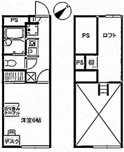 クレインⅡの間取り画像