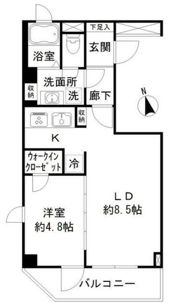 リテラス九段南の間取り画像