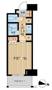 エコロジー東陽町プロセンチュリーの間取り画像