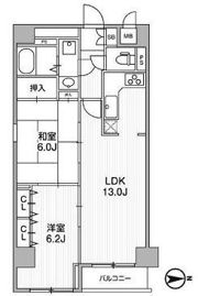 ベルフォーレ御徒町の間取り画像