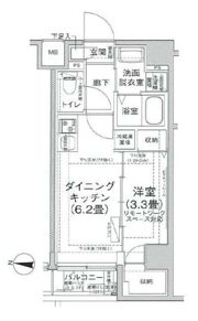 アイル プレミアム押上ノルドの間取り画像