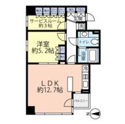 シュロス神田五軒町ツインフォルムの間取り画像