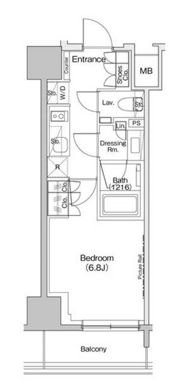 ザ・パークハビオ入谷の間取り画像