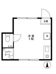 鈴大アパートの間取り画像
