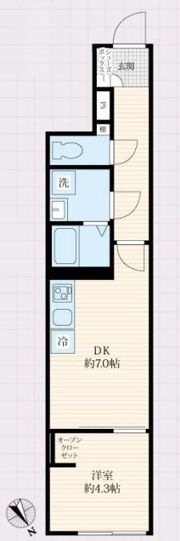 プレアス富久町の間取り画像