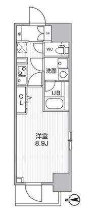 THEパームス熊野前の間取り画像