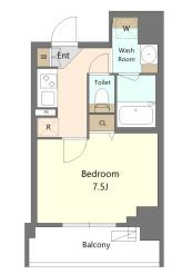 S-RESIDENCE新宿早稲田avelisの間取り画像