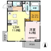 D-room西ヶ原の間取り画像