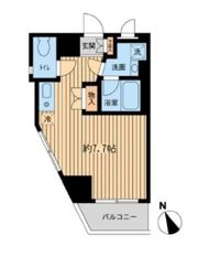 神楽坂フラッツの間取り画像