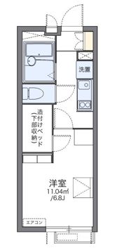 レオパレスサンフラワーAの間取り画像