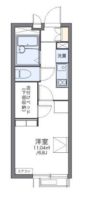 レオパレスサンフラワーAの間取り画像