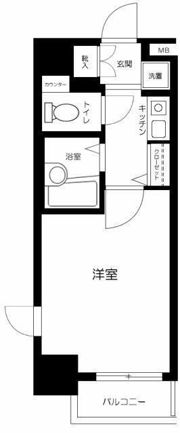 サンテミリオン早稲田駅前弐番館の間取り画像