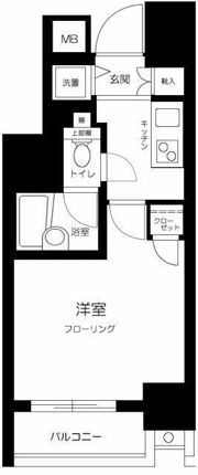 パークウェル市ヶ谷の間取り画像