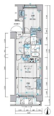 メインステージ錦糸町Ⅷの間取り画像