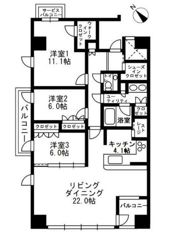 アーバンパーク代官山Ⅱの間取り画像