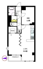 グランドゥールオークラの間取り画像