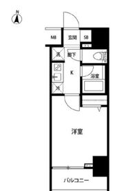 ルクレ錦糸町の間取り画像
