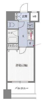 ドゥーエ新川の間取り画像