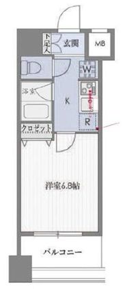 ドゥーエ新川の間取り画像