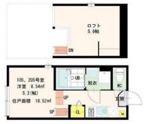 FIORIREⅡの間取り画像