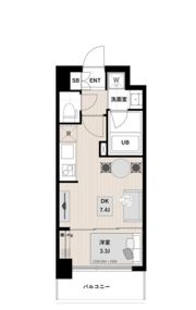 アーバンパーク清澄白河の間取り画像