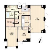 エスティメゾン白金台の間取り画像