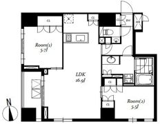 レジディア日本橋馬喰町Ⅲの間取り画像