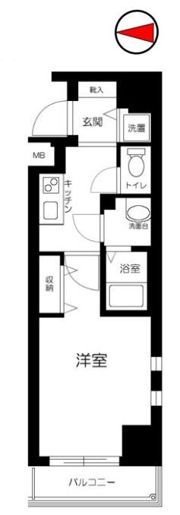 ジェノヴィア田端グリーンヴェールの間取り画像