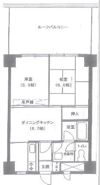 ライオンズマンション北新宿の間取り画像
