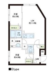 レピュア小石川レジデンスの間取り画像