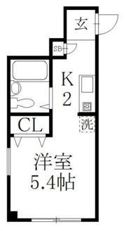 チャーム ワンの間取り画像