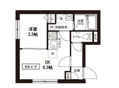 レピュア菊川駅前レジデンスの間取り画像