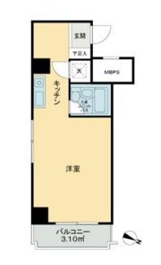 オリエント赤坂の間取り画像