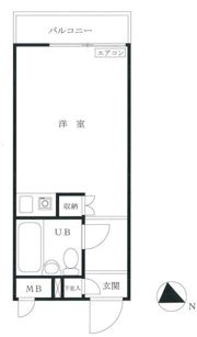 ペガサスマンション白山の間取り画像