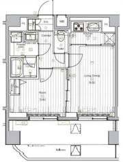 プレミアムキューブG北新宿の間取り画像