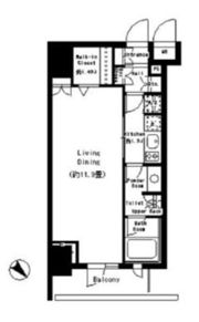 パークルージュ赤坂檜町の間取り画像