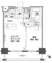 パークハビオ人形町の間取り画像